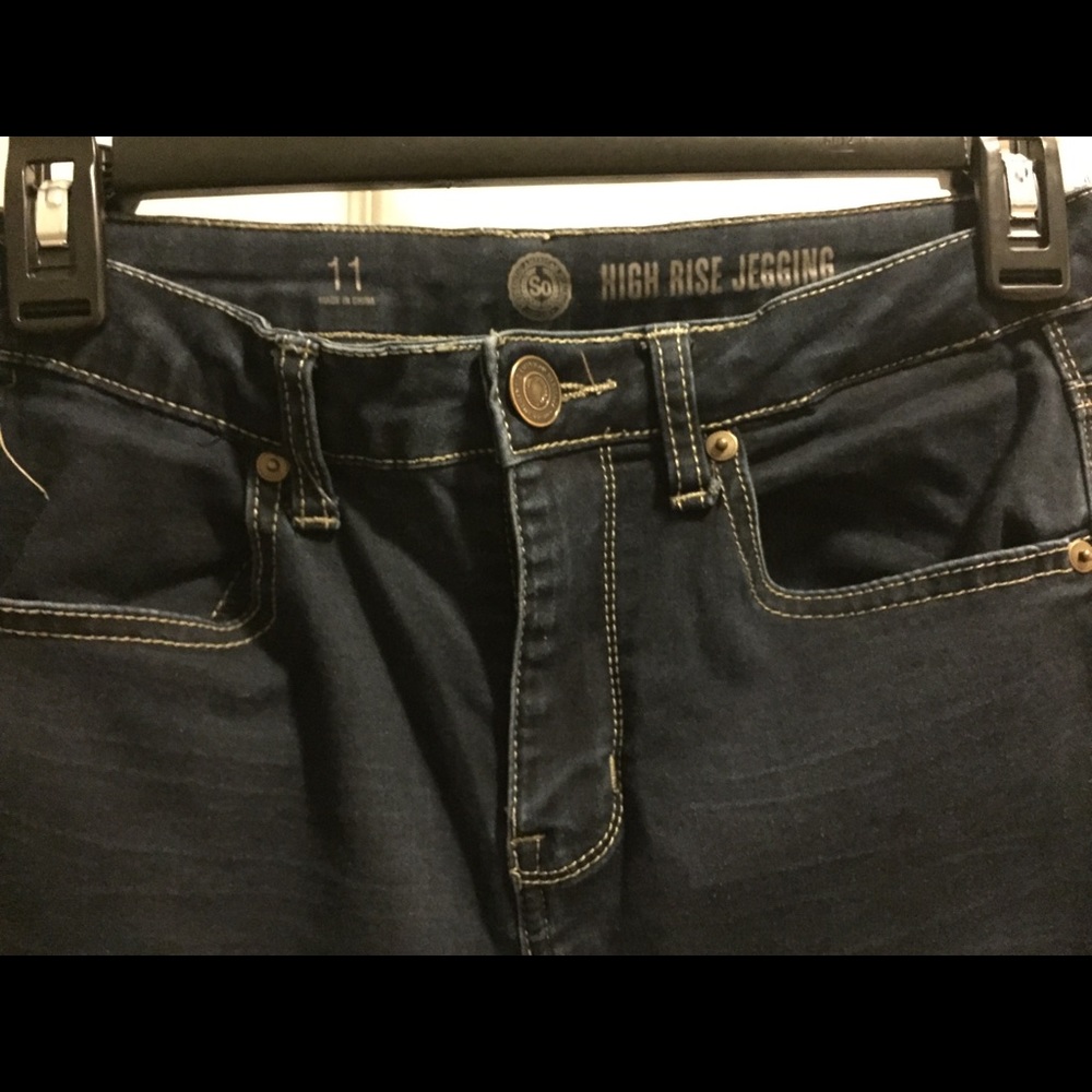 SO High Rise Ankle Jegging Jeans Sz 11
